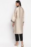 Two-Tone Damasque Print Tunic