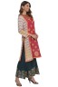 Metalic Print Floral Tunic