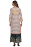 Metalic Print Floral Tunic