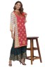 Metalic Print Floral Tunic