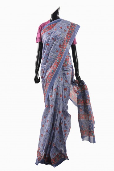 Printed Cotton Sari