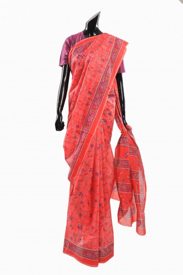 Printed Cotton Sari