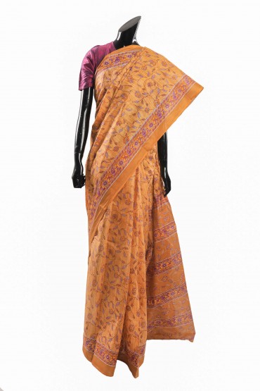 Printed Cotton Sari