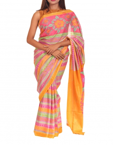 Geometric Print Sari