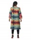 Abstract Floral Motif Tunic