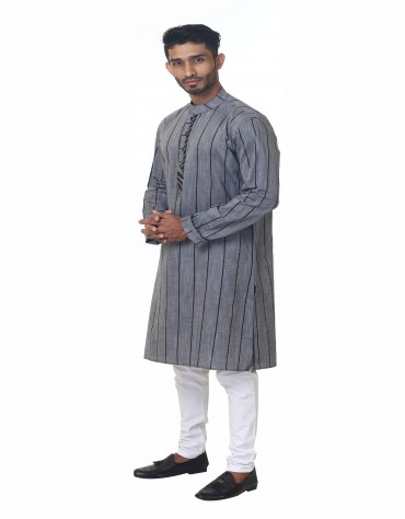 Striped Cotton Panjabi