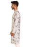Polka Dot Geometric Print Panjabi