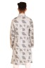 Polka Dot Geometric Print Panjabi