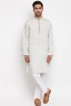 Contrast Placket Panjabi